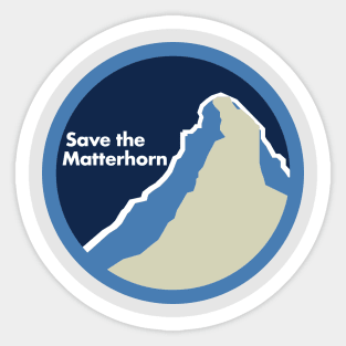 Save the Matterhorn Sticker